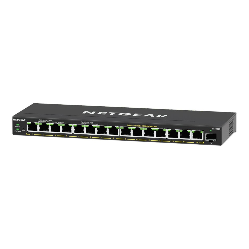 16-PORT GE PLUS SWITCH POE+ PERP