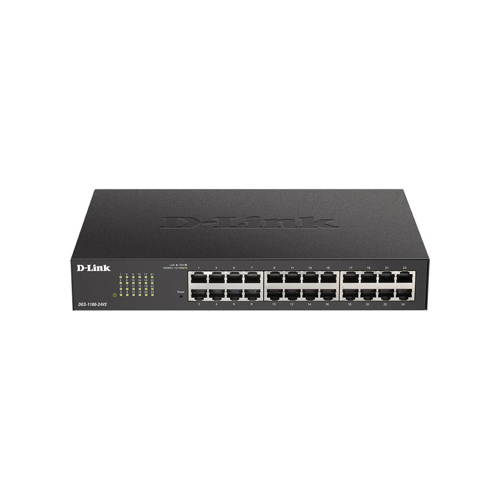 SWITCH SEMIGESTIONABLE D-LINK DGS-1100-24V2/E 24P GIGA ENHANCED RACK