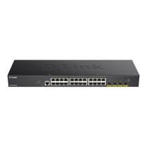 SWITCH SEMIGESTIONABLE D-LINK DGS-1250-28X/E 24P GIGA + 4P 10G SFP+ CAPACIDAD DE SWITCHING 120GBPS