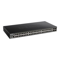 SWITCH SEMIGESTIONABLE D-LINK DGS-1250-52X/E 48P GIGA + 4P 10G SFP+ CAPACIDAD DE SWITCHING 176GBPS