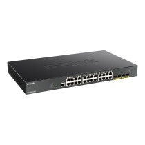 SWITCH SEMIGESTIONABLE D-LINK DGS-1250-28XMP/E 24P GIGA POE (370W) + 4P 10G SFP+