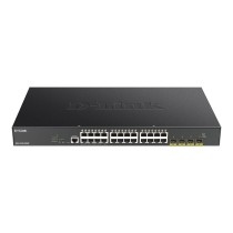 SWITCH SEMIGESTIONABLE D-LINK DGS-1250-28XMP/E 24P GIGA POE (370W) + 4P 10G SFP+