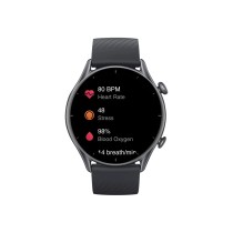 SMARTWATCH HUAMI AMAZFIT GTR 3/ NOTIFICACIONES/ FRECUENCIA CARD?ACA/ GPS/ NEGRO