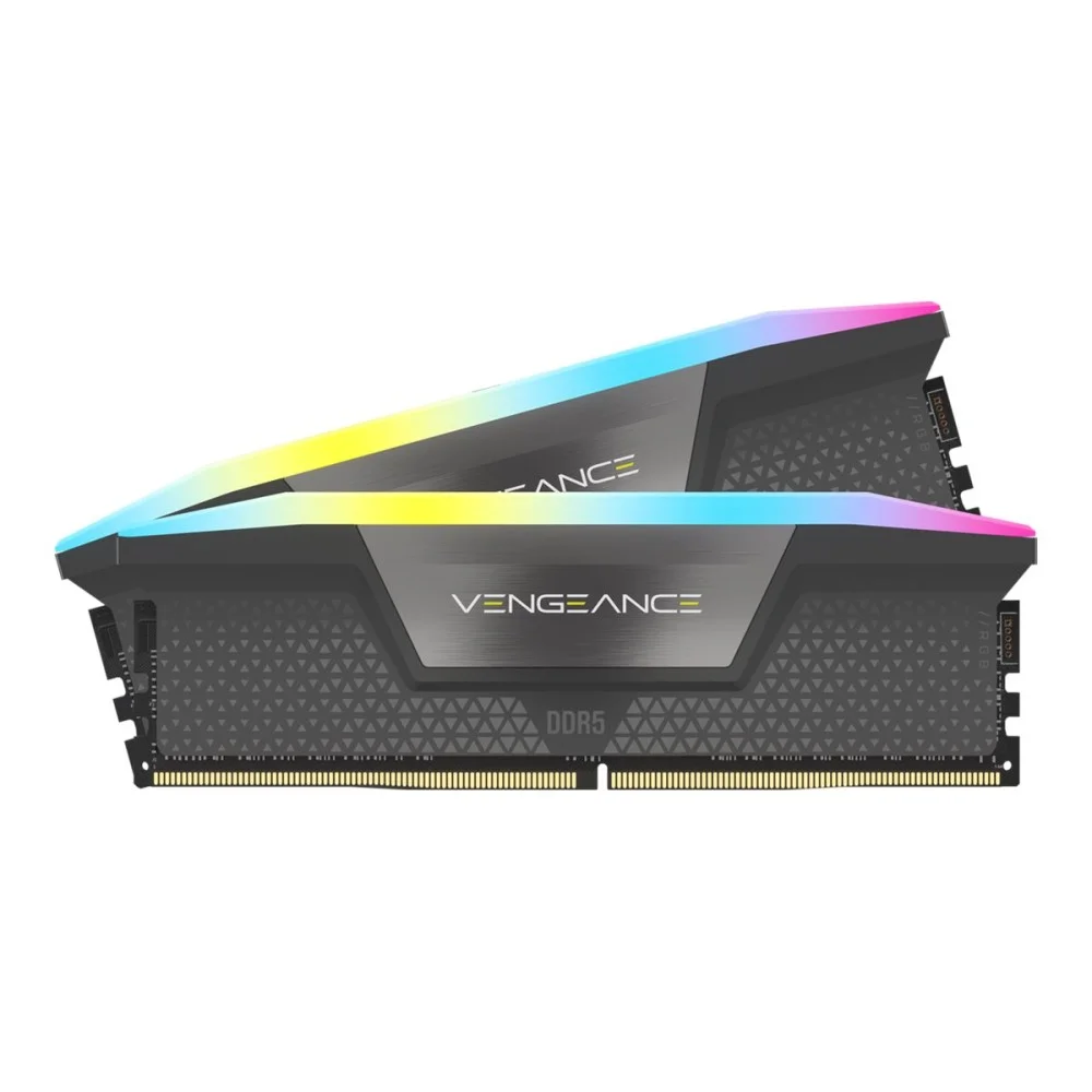 MEMORIA CORSAIR DDR5 64GB 2X32GB PC5600 VENGEANCE RGB CMH64GX5M2B5600C36