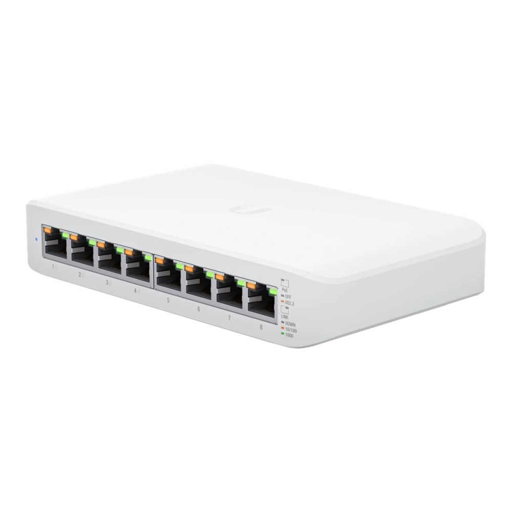 SWITCH UBIQUITI USW-LITE-8-POE UNIFI SWITCH LITE-8