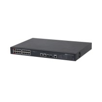 (DH-PFS4218-16ET-240-V3) SWITCH HI-POE 16 PUERTOS 10/100 + 2 COMBO GIGABIT/SFP UPLINK 240W 8023AT MANEJABLE LAYER 2