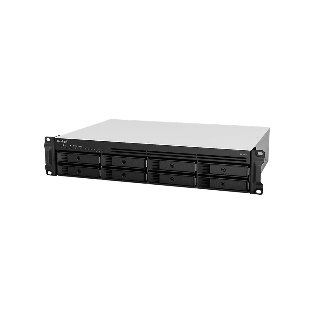 8BAY 2U RACK NAS QUAD CORE 4GB 1X1GBE