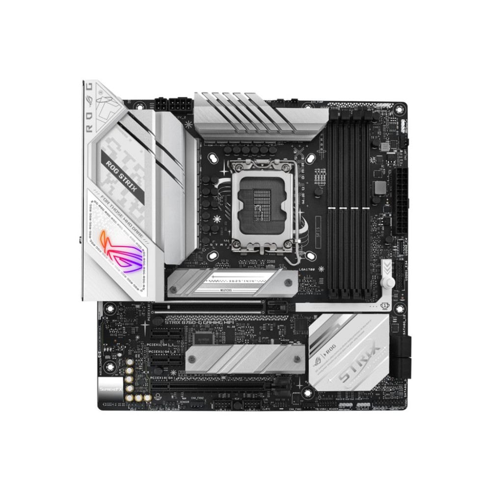 PLACA ASUS ROG STRIX B760-G GAMING WIFIINTEL1700B7604DDR5128GBHDMI+DP4SATA3+2M225GB+WIFI6E+BT534USB32MATX