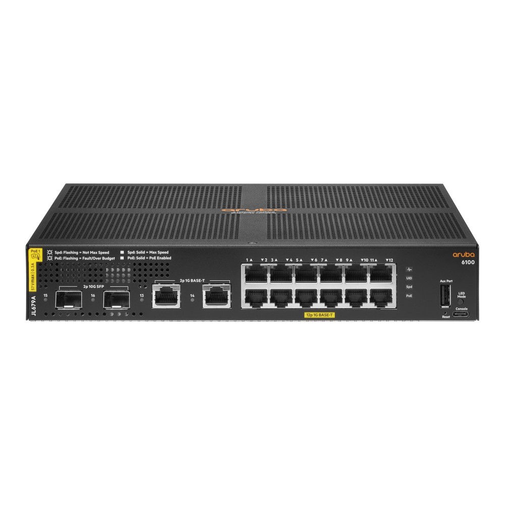 HPE ARUBA 6100 12G CL4 2SFP+139W