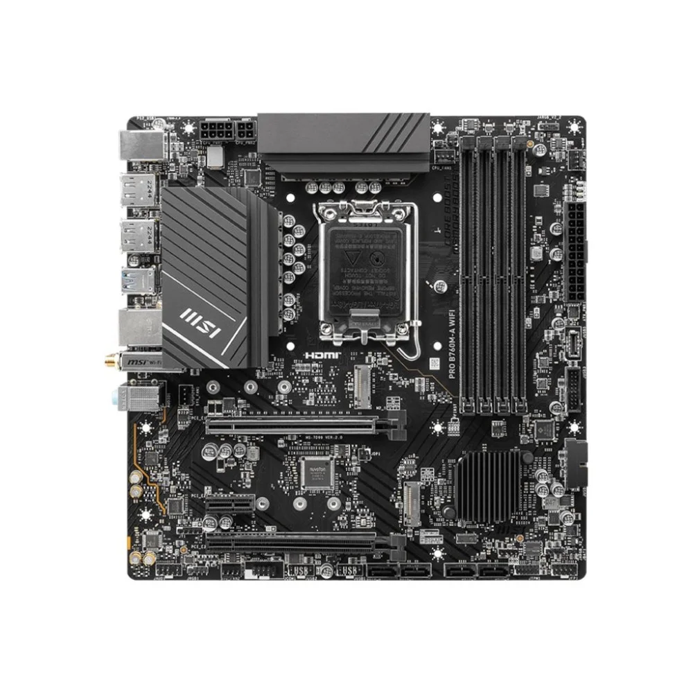 MSI PRO B760M-A WIFI DDR5: Placa Base Micro-ATX para Intel LGA 1700