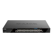 SWITCH GESTIONABLE D-LINK L3 STAKABLE DGS-1520-28MP/E 20P GIGA POE + 4P 25G POE+ 2P 10G + 2P 10GSFP