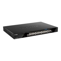 SWITCH GESTIONABLE D-LINK L3 STAKABLE DGS-1520-28MP/E 20P GIGA POE + 4P 25G POE+ 2P 10G + 2P 10GSFP