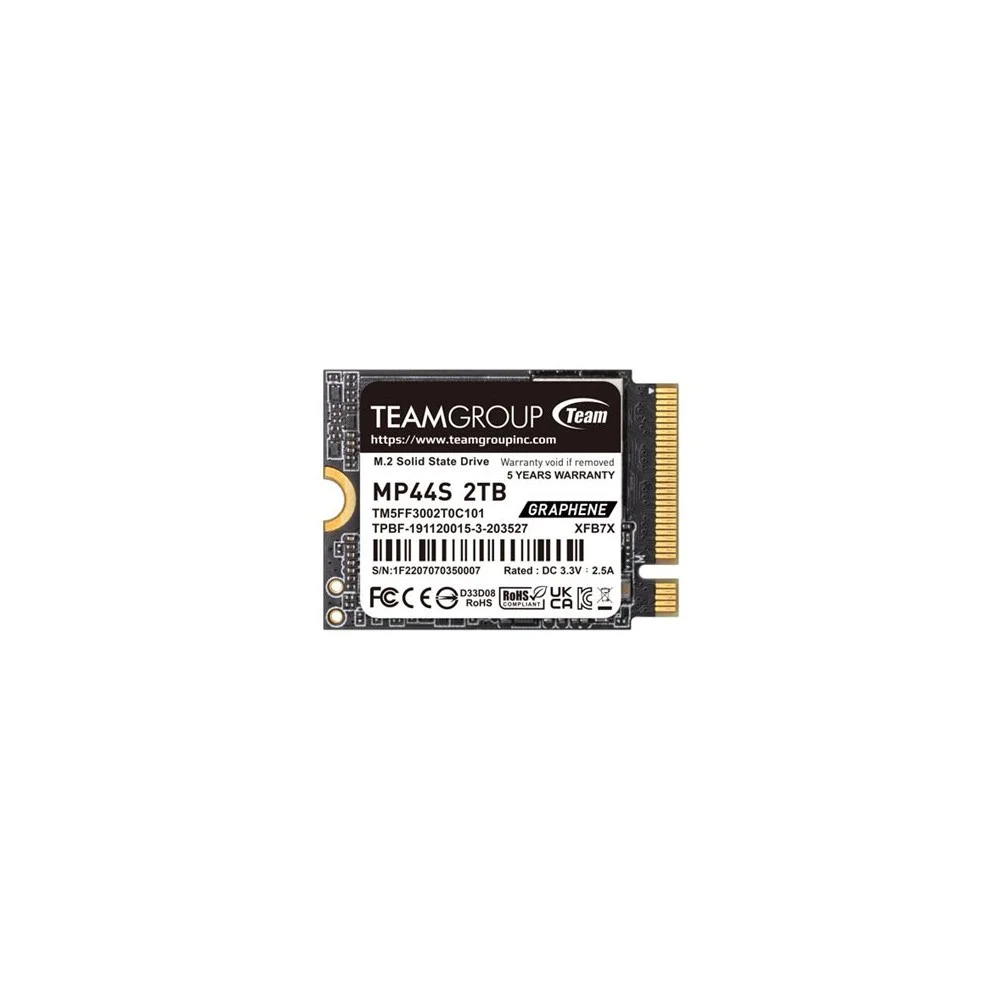 DISCO DURO M2 TEAMGROUP SSD PCI-E 40 GEN4X4 2TB