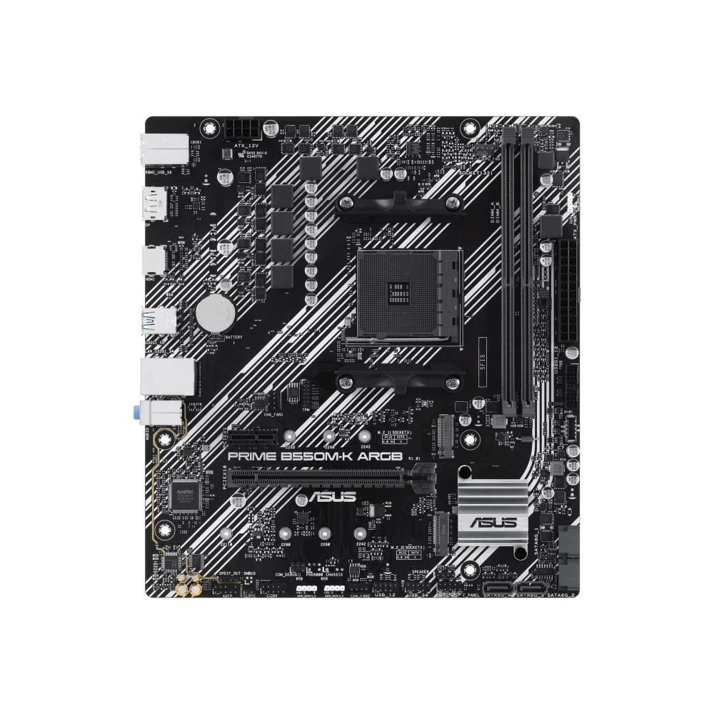 ASUS PRIME B550M-K ARGB: Placa Base Micro ATX DDR4 para AMD AM4