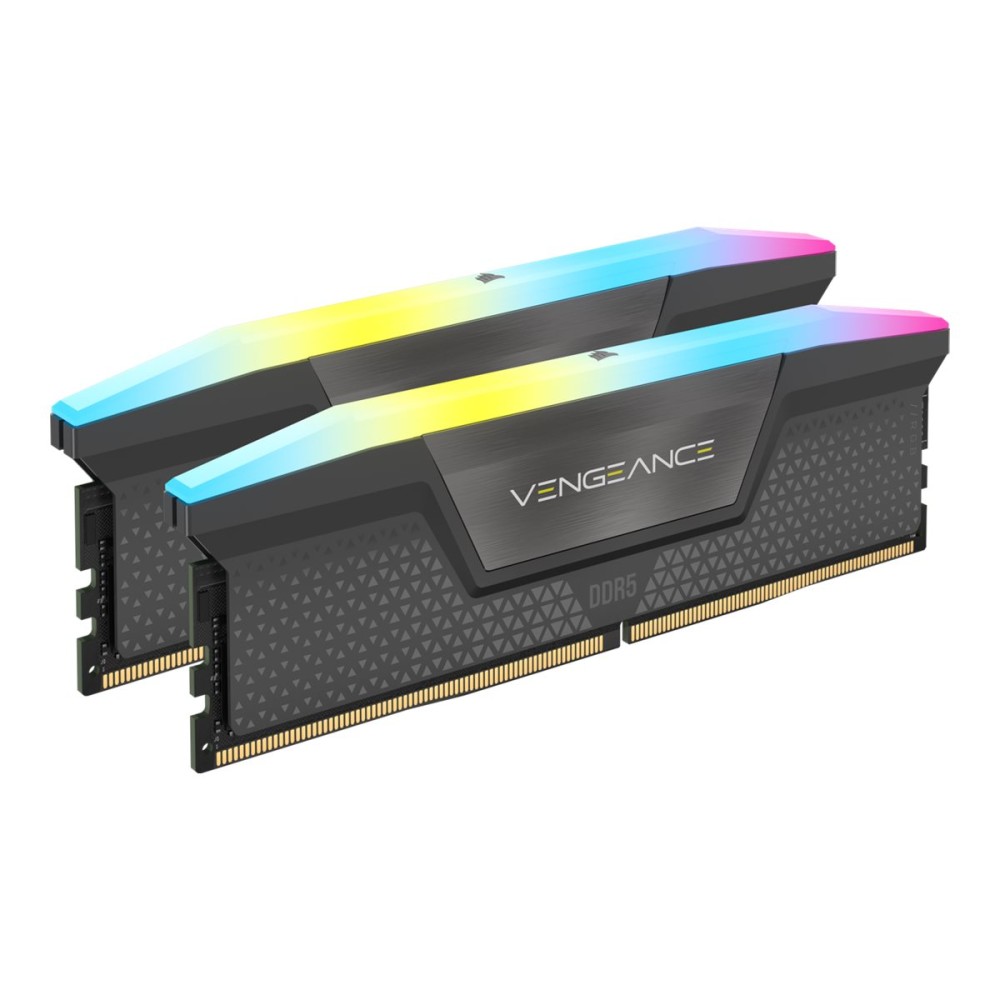 MEMORIA CORSAIR DDR5 64GB 2X32GB PC5600 VENGEANCE RGB CMH64GX5M2B5600C40