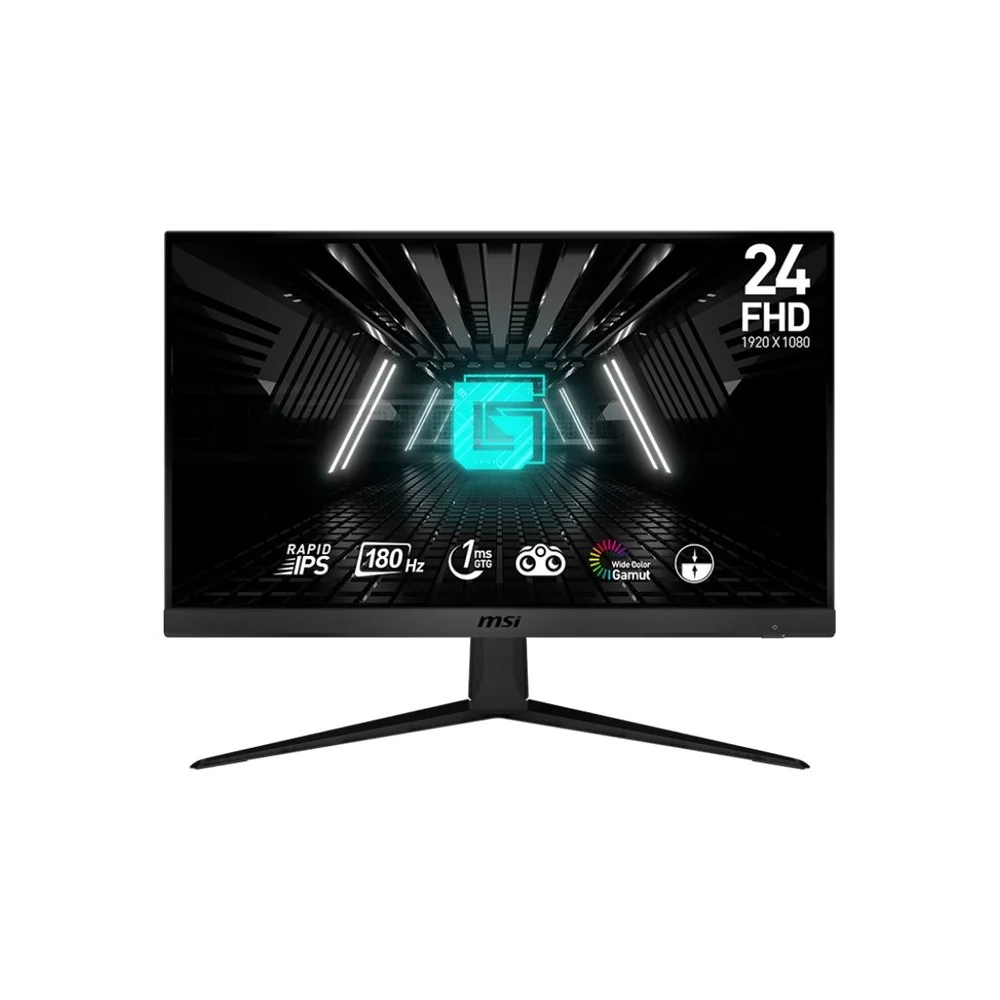 MSI MONITOR G2412F 238 (60CM) PLANO RAPID IPS 1920X1080 (FHD) 180HZ NEGRO