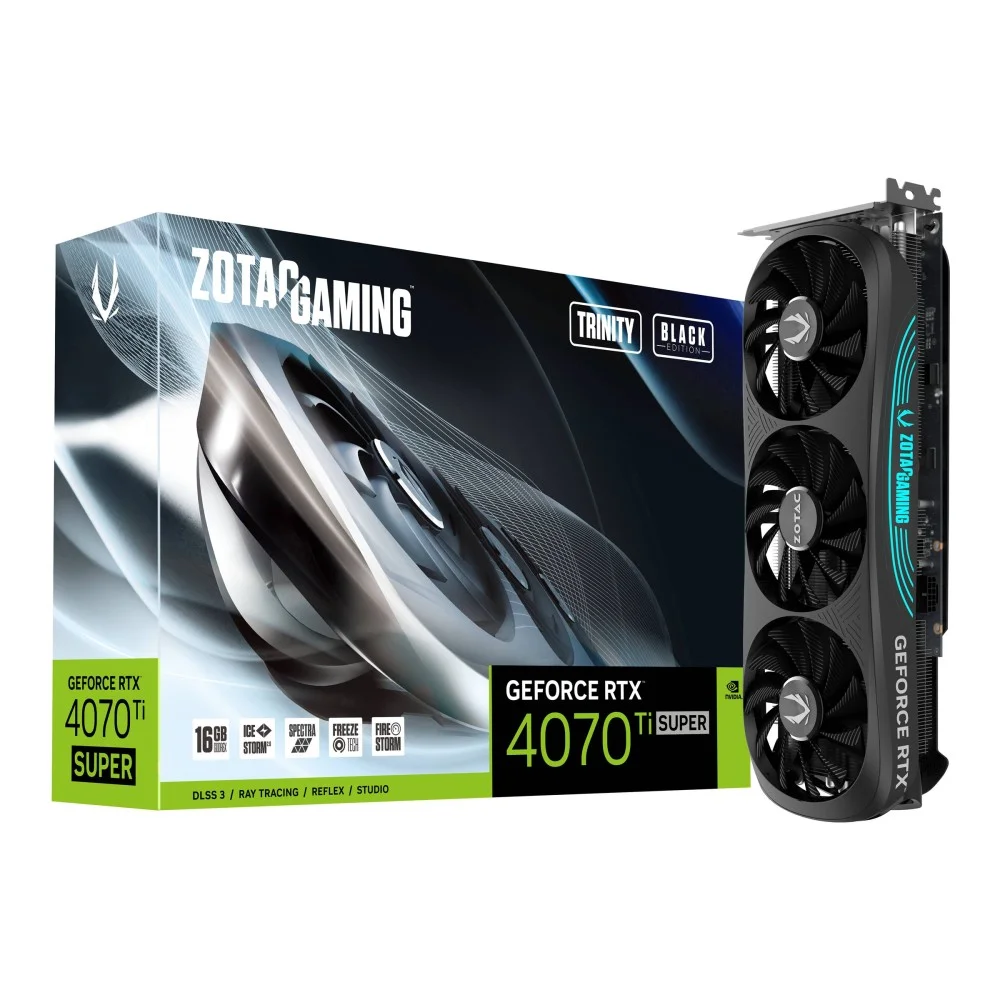 ZOTAC Gaming GeForce RTX 4070 Ti SUPER Trinity Black Edition