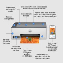 MULTIFUNCI?N RECARGABLE HP SMART TANK 5105/ WIFI/ BLANCA