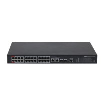 (DH-PFS4226-24ET-360-V3) SWITCH HI-POE 24 PUERTOS 10/100 + 2 COMBO GIGABIT/SFP UPLINK 360W 8023AT 2 MANEJABLE LAYER 2