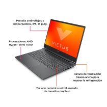 PORTATIL HP VICTUS GAMING 16-R0009NS I7-13700H 16GB 512GB 16 RTX 4050 FREEDOS