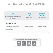 DOCKING STATION USB-C KVM