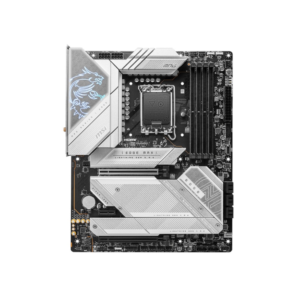 PLACA MSI MPG Z790 EDGE TI MAX WIFIINTEL1700Z7904DDR5192GBHDMI+DP8SATA3+5M213USB3225GB+WIFI7+BT54ATX