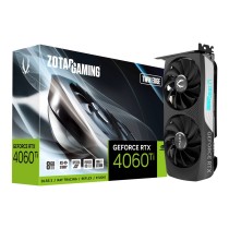 VGA ZOTAC RTX 4060 TI TWIN EDGE NVRTX4060TIGDDR68GB128BITHDMI+3DP2 VENTILADORES (ZT-D40610E-10M)