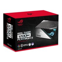 FUENTE ALIMENTACION ASUS ROG-THOR-1200P2-GAMINGPSU1200WPLATINUM II80 PLUSMODULALAMBDA A++ ROG HEATSINKS135MM PWM FAN0DB MODEOLED