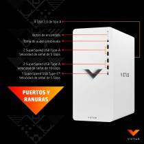 PC GAMING HP VICTUS 15L TG02-0108NS RYZEN 5 5600G/ 16GB/ 512GB SSD/ RADEON RX 6400/ WIN11