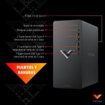 PC GAMING HP VICTUS 15L TG02-0108NS RYZEN 5 5600G/ 16GB/ 512GB SSD/ RADEON RX 6400/ WIN11