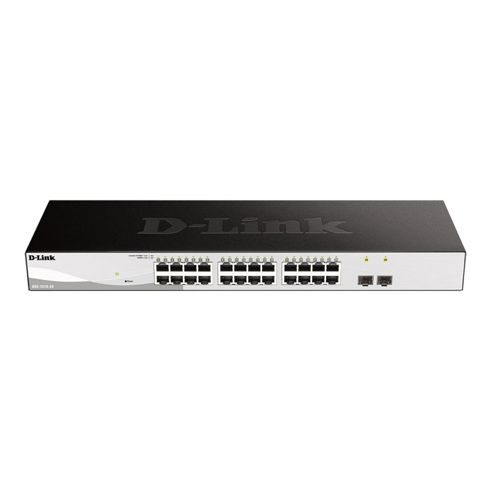 D-LINK SWITCH 24 PUERTOS 10/100/1GBIT +2 GBIT SFP