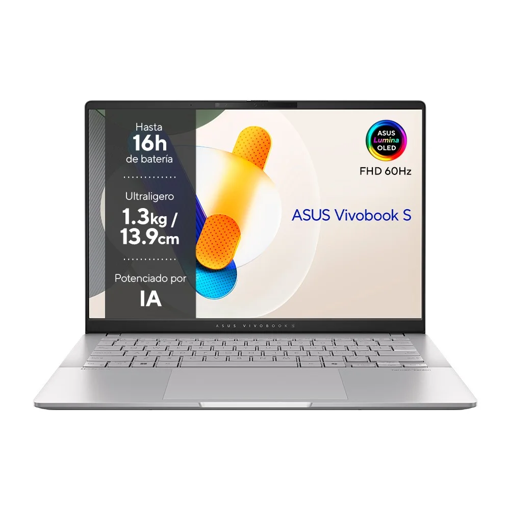 ASUS Vivobook S 14 OLED: Portátil 14" WUXGA, Ryzen 5, 16GB, 512GB
