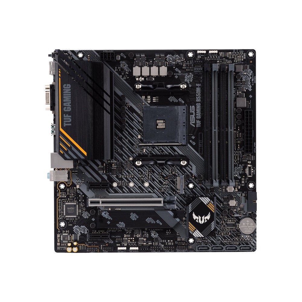 PLACA ASUS TUF GAMING B550M-EAMDAM4B5504DDR4128GBVGA+HDMI+DP4SATA32M24USB202USB32USB-C1GBMATX