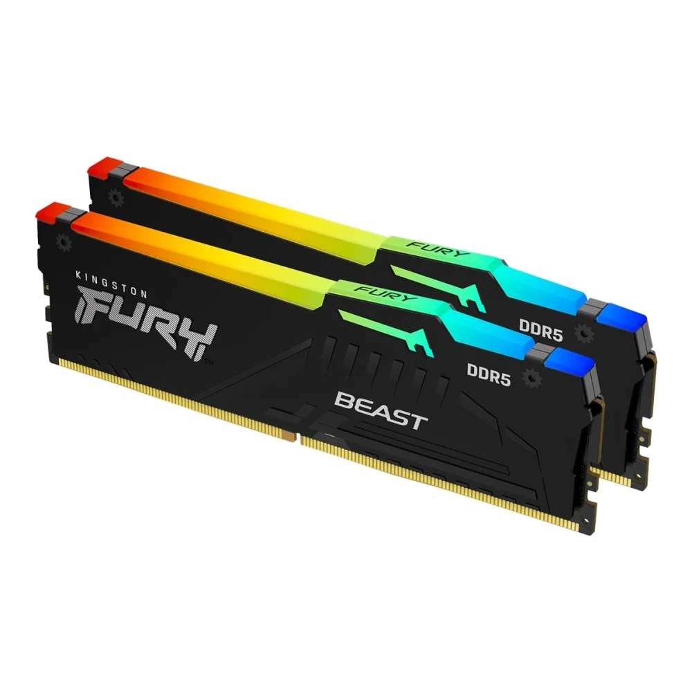 Memoria RAM Kingston FURY Beast RGB DDR5 32GB 6000MHz CL30