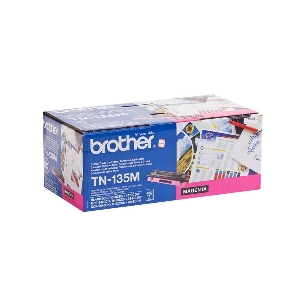 TONER BROTHER TN135M MAGENTA 4000 P?GINAS