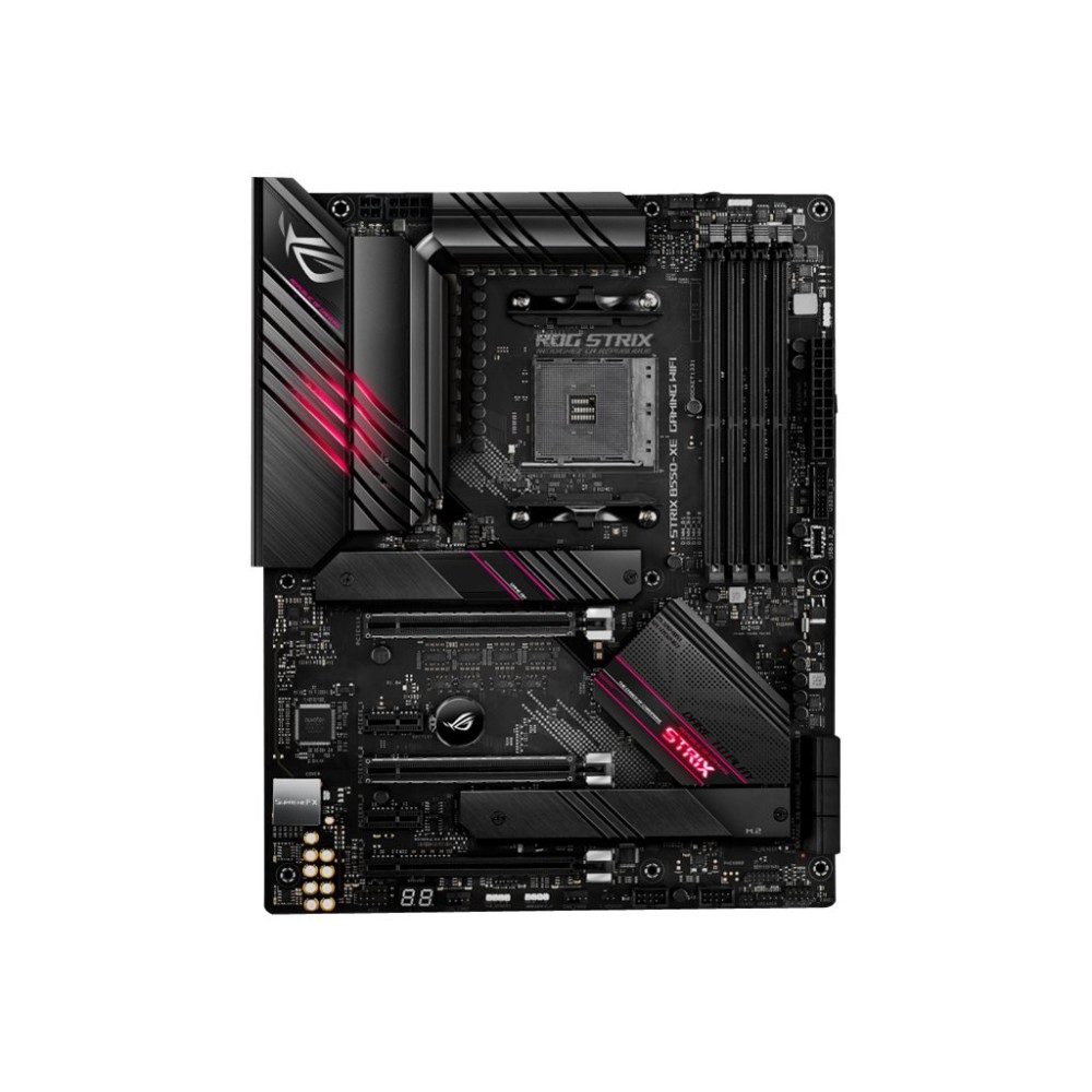 PLACA ASUS ROG STRIX B550-XE GAMING WIFIAMDAM4B5504DDR4128GBHDMI+DPGBLAN25GHZ+WIFI6+BT516SATA3+2XM26USB32ATX