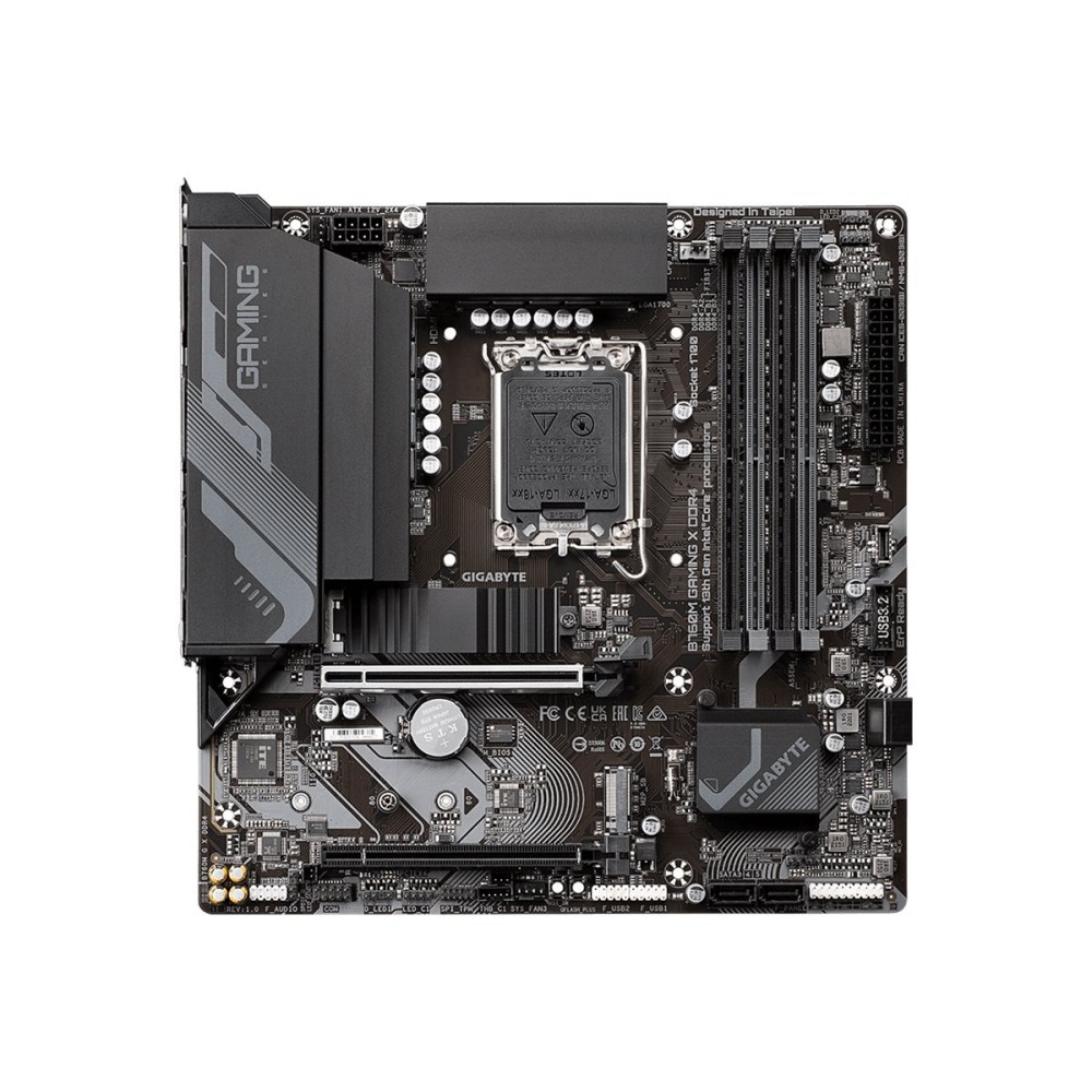 PLACA GIGABYTE B760M GAMING X DDR4INTEL1700B7604DDR4128GBHDMI+DP4SATA+3M23USB 32+USB-C25GBMATX