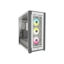 CAJA CORSAIR ICUE 5000X RGB MID-TOWER CRISTAL TEMPLADO BLANCA CC-9011213-WW