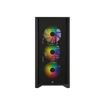 CAJA CORSAIR ICUE 4000X RGB TEMPERED GLASS NEGRA CC-9011204-WW