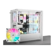 CAJA CORSAIR ICUE 4000D RGB AIRFLOW CRISTAL TEMPLADO BLANCA CC-9011241-WW