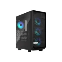 FRACTAL CAJA DESIGN MESHIFY 2 COMPACT LITE RGB CRISTAL TEMPLADO NEGRO LIGHT TINT (FD-C-MEL2C-05)