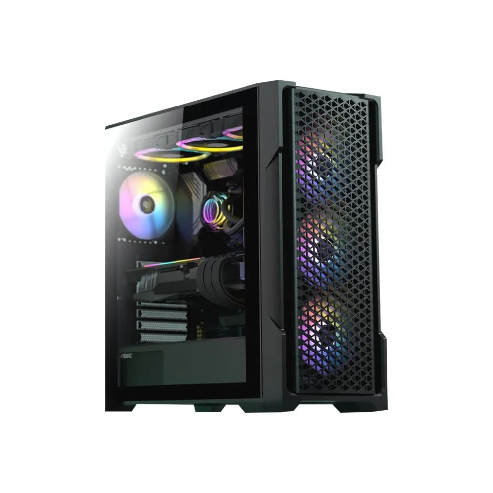 CAJA GAMING ANTEC AX90 ELITE ATX 2XUSB 20 SIN FTE NEGRO ARGB