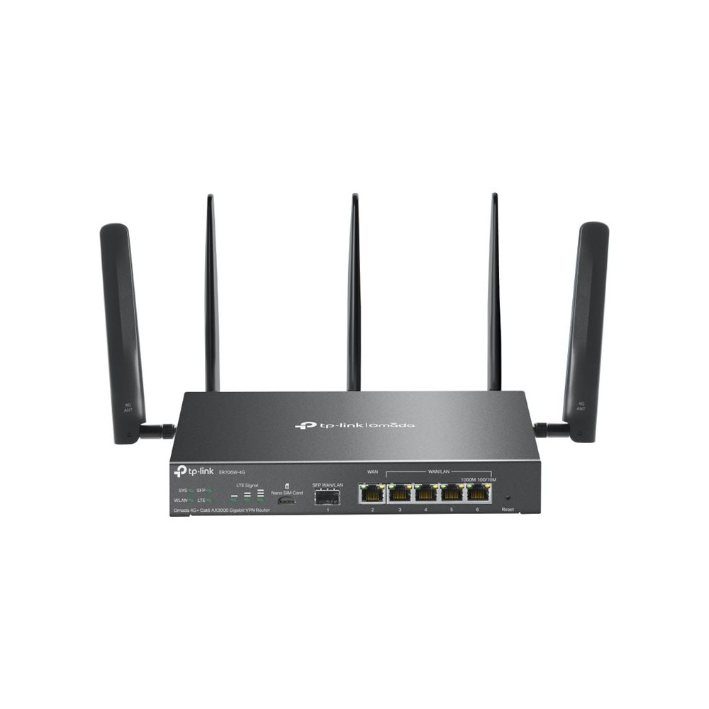 TP-LINK OMADA 4G+ CAT6 AX3000 GIGABIT VPN ROUTER