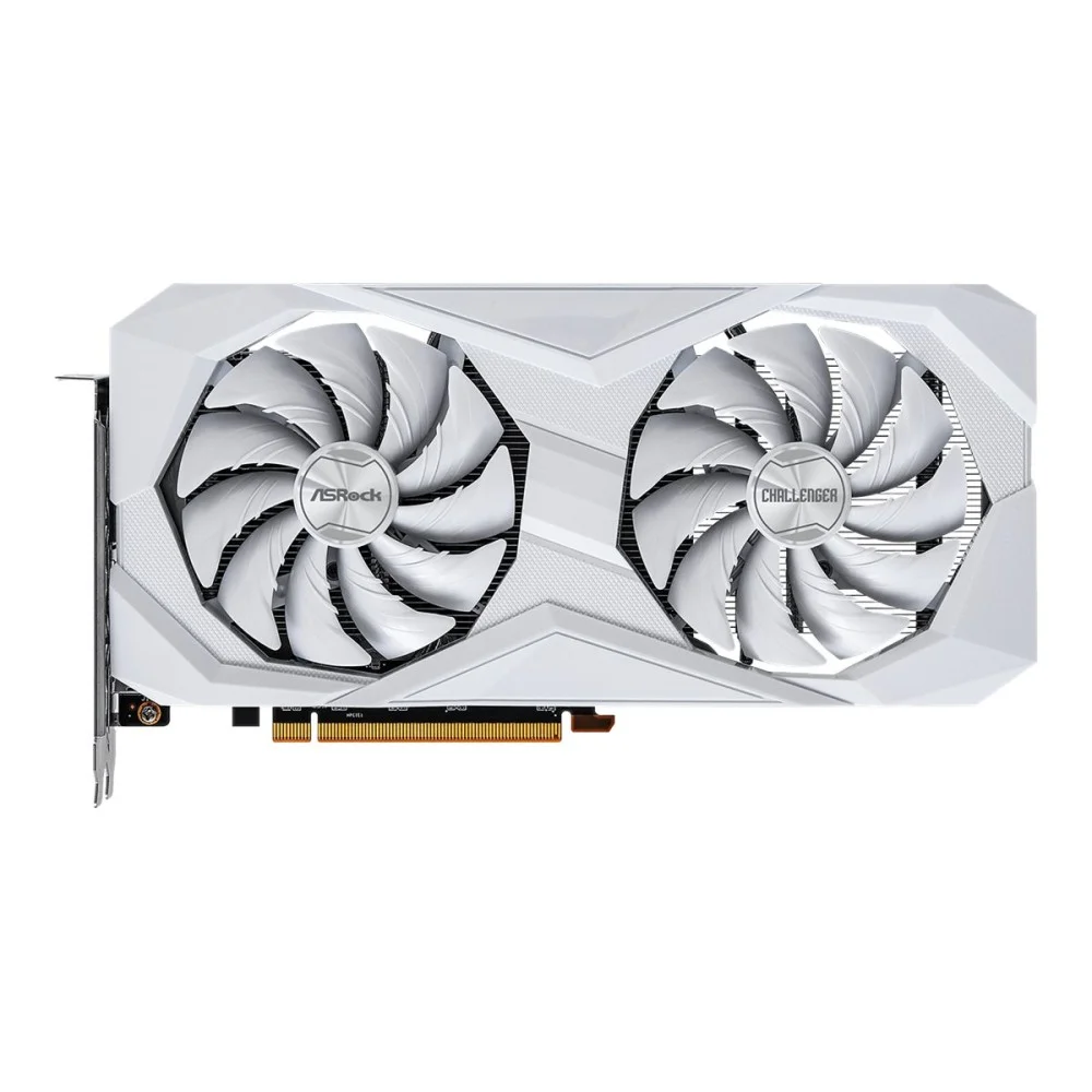 VGA ASROCK RX6600 CLW 8G (WHITE)AMDRX66008GBGDDR6128BITHDMI+3DP (2 VENTILADORES)