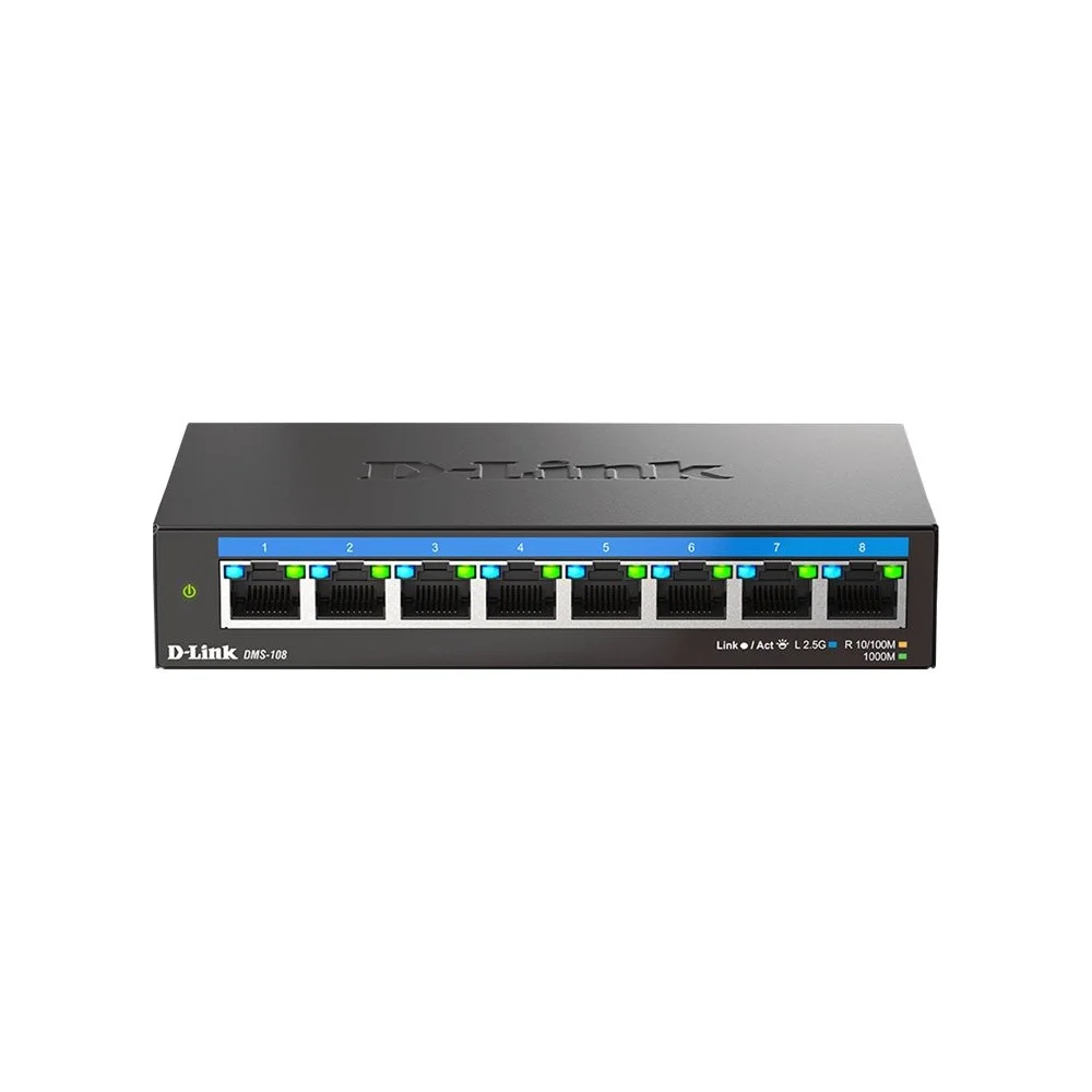 8 PORTS MULTIGIGABIT 25GPS/5 ANS AVE