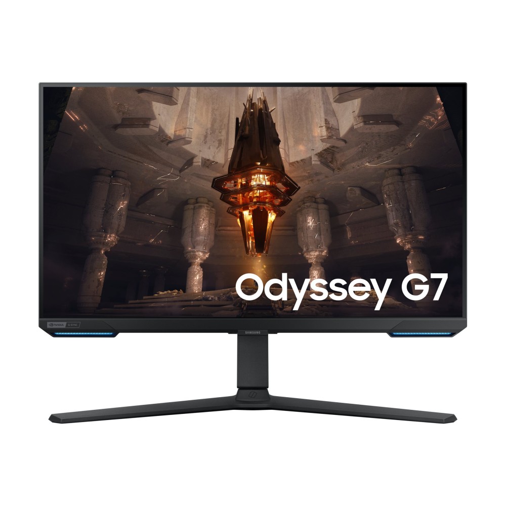 MONITOR INTELIGENTE GAMING SAMSUNG ODYSSEY G7 S28BG700EP 28/ 4K/ 1MS/ 144HZ/ IPS/ SMART TV/ MULTIMEDIA/ NEGRO