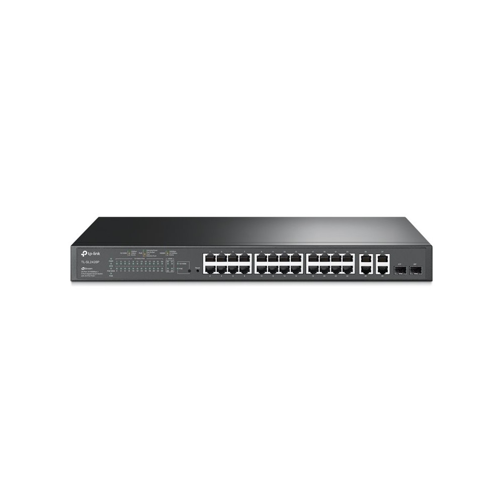 TP-LINK SL2428P SWITCH 24X10/100MBPS POE+ 4XGB