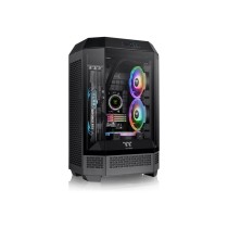 CAJA THERMALTAKE THE TOWER T300 BLACK ATX 2XUSB 30 SIN FUENTE NEGRO