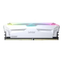 LEXAR MEMORIA ARES DDR5 32GB (2X16GB) 6400 CL32 14V HEATSINK RGB DUAL PACK WHITE LD5EU016G-R6400GDWA