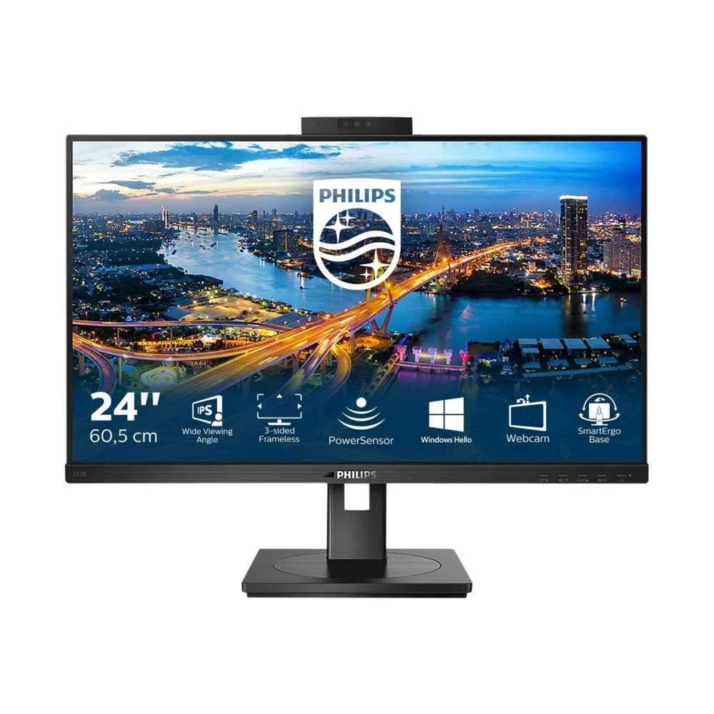 Philips B Line 242B1H/00 LED display 60.5 cm (23.8") 1920 x 1080 Pixeles Full HD Negro